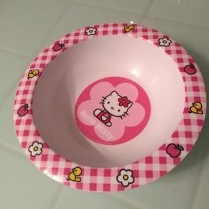 Vintage SANRIO Hello Kitty Cereal Bowl - Melamine Plastic